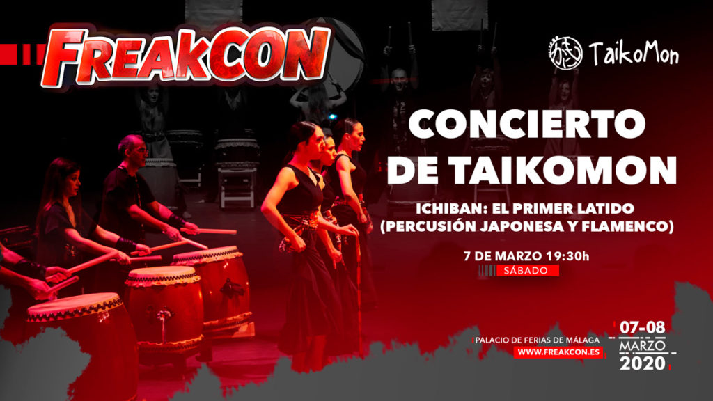 FreakCon 2020. Concierto de taiko